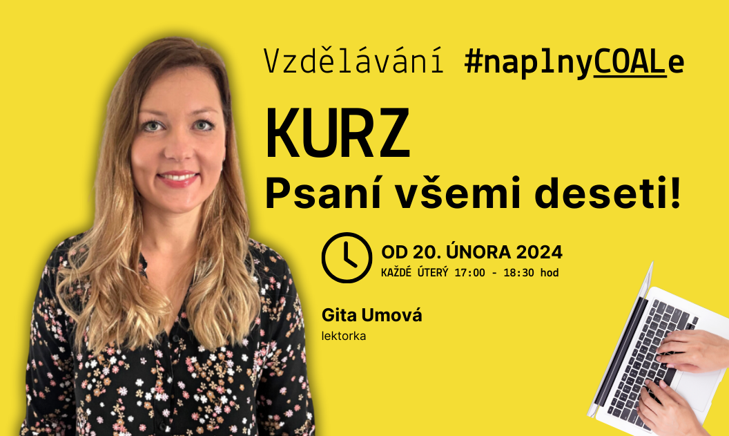 Ušetřete hromadu času, přihlaste se na kurz psaní všemi 10 ještě dnes!
