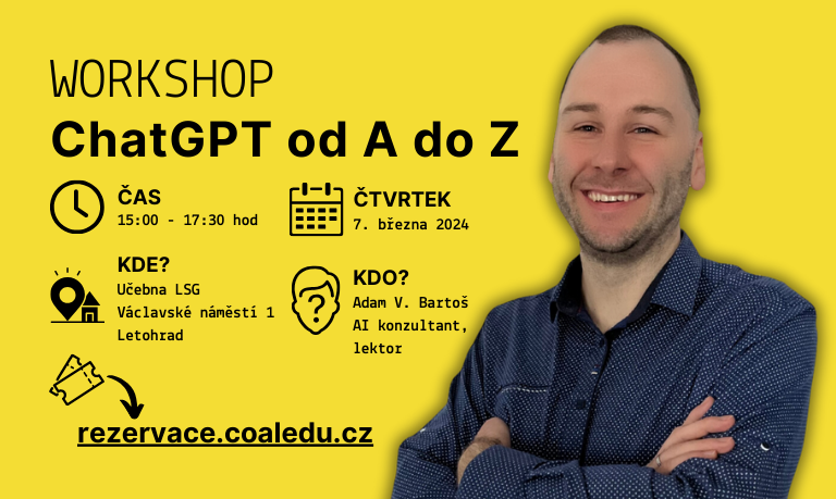 Více času na rodinu, rychlá a kvalitní práce? Díky workshopu Adama Bartoše to vše získáte!