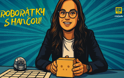 Robohrátky s Hankou: Když děti objevují svět robotiky a programování.