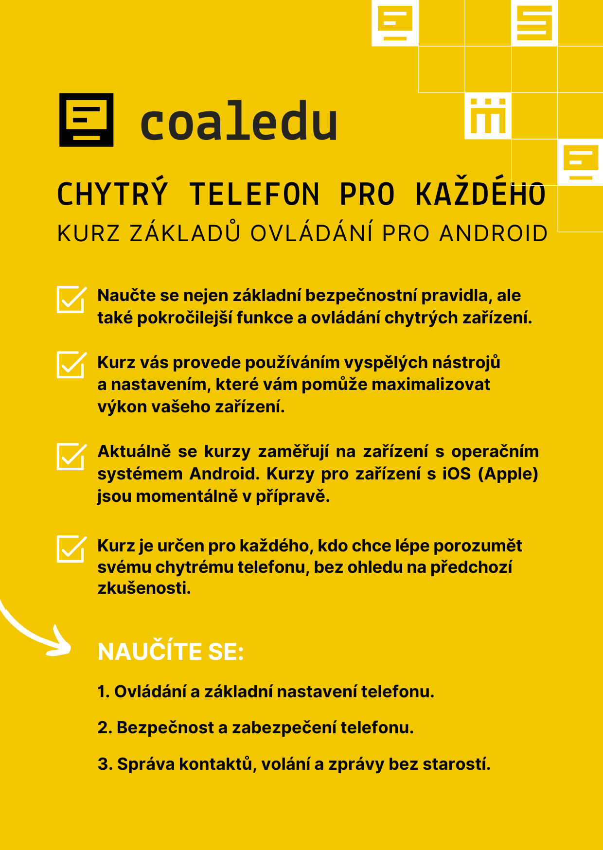 Ovládání chytrého telefonu 1