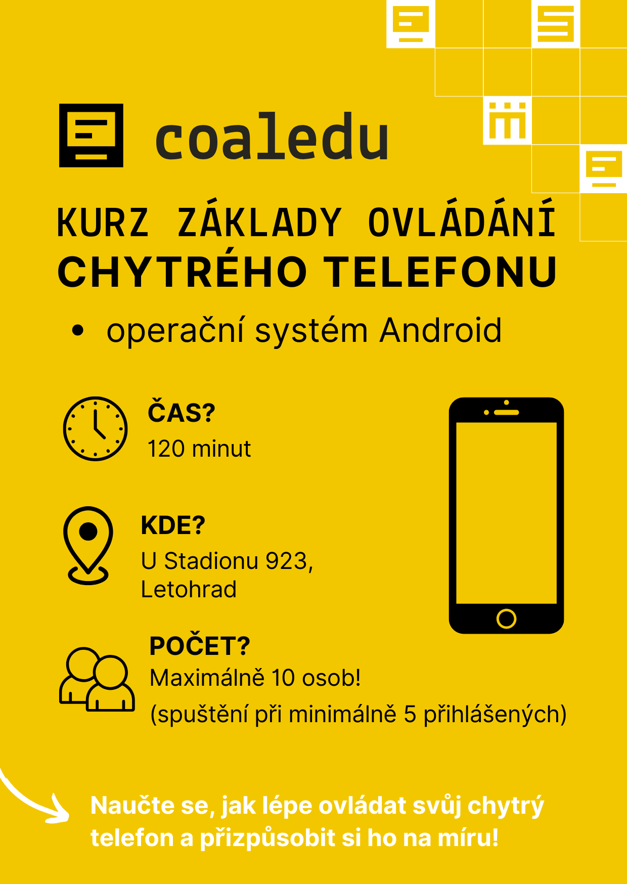 Ovládání chytrého telefonu
